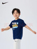 NIKE 耐克童裝炸雞圖案短袖T恤夏季男女童柔軟輕薄兒童抗皺短袖上衣 曬單實(shí)拍圖
