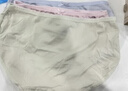Freego【首次免洗】?jì)妊澟瓵類(lèi)純棉女士?jì)妊?0A抑菌大碼三角中腰4條XL 曬單實(shí)拍圖