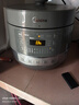 美的（Midea）【國家補貼】0涂層精鋼厚釜電壓力鍋5L雙膽全自動(dòng)智能預約家用煲湯煮飯煲MY-C5856G高壓鍋4-6人 曬單實(shí)拍圖