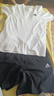 阿迪達(dá)斯（adidas）男裝運(yùn)動(dòng)套裝 2025夏上新款舒適透氣寬松短袖T恤五分褲短褲兩件套 白/基礎(chǔ)款短袖+五分褲 L【175-180cm/150-160斤】 曬單實(shí)拍圖