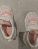 江博士學(xué)步鞋運動(dòng)鞋春季男女復古魔術(shù)貼兒童鞋2B16A1023CW粉/藍/米31碼 曬單實(shí)拍圖