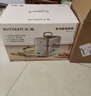 北鼎（Buydeem）電蒸鍋 大容量家用蒸鍋 燉蒸煮一體多用途鍋 智能可視電燉鍋 雙層定時(shí)保溫多功能鍋不銹鋼蒸汽鍋 G56A淺杉綠|含二層蒸架+玻璃燉蠱+白盤(pán) 曬單實(shí)拍圖