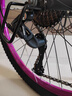 DESCRIPTION土坡山地車(chē)自行車(chē)油剎單盤(pán)大顆粒炸街車(chē)越野變速動(dòng)作 紫色-油剎 26寸 10速 曬單實(shí)拍圖