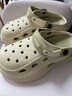 QYCKABY醫用手術(shù)室拖鞋女款防滑防臭夏季外穿2026新款沙灘包頭厚底洞洞鞋 白咖【手術(shù)室拖鞋】 38 -39標準碼 曬單實(shí)拍圖