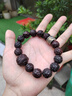 藏年小葉紫檀手串男士盤(pán)玩文玩檀木佛珠手鏈轉運珠男生生日禮物送父親 【龍珠—真言款】小葉紫檀手串 曬單實(shí)拍圖