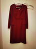 愛(ài)特愛(ài)（EITIE）冬季新款商場(chǎng)同款純色V領(lǐng)氣質(zhì)通勤時(shí)尚中長(cháng)款長(cháng)袖連衣裙6407110 紅蔓61 M 160 曬單實(shí)拍圖