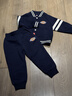 Dickies6-12歲中小學(xué)男女兒童美式潮流春秋款棒球服套裝夾克新款運動(dòng)服 斯標_雙藏青+斯標K藏青 110 曬單實(shí)拍圖