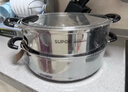 蘇泊爾SUPOR 蒸鍋真味鮮不銹鋼雙層復底26cm蒸魚(yú)鍋湯鍋蒸籠EZ26BS05 曬單實(shí)拍圖