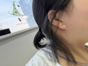 戚小米s999純銀海星耳釘女2026新款耳環(huán)養耳洞洗睡免摘耳骨釘足銀耳飾品 海星耳釘一對-直針款【999足銀】 曬單實(shí)拍圖