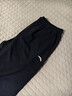 安踏男褲速干七分褲男2026夏季新款冰絲透氣休閑運動(dòng)中褲男士跑步褲子 （推薦款夏季速干褲拉鏈款）黑色 L /175cm (適合130-150斤) 曬單實(shí)拍圖