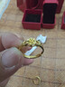 中國黃金（CHINA GOLD）黃金戒指女牡丹花送媽媽金戒指足金指環(huán)可調節送女友母親節禮物 牡丹花足金戒指（約3.9g） 曬單實(shí)拍圖