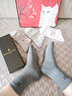 夢(mèng)特嬌襪子男士春夏季100%純棉7A抗菌防臭艾草精油襪休閑透氣運動(dòng)中筒襪 曬單實(shí)拍圖