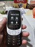 諾基亞（NOKIA）3210 4G 移動(dòng)聯(lián)通電信廣電全網(wǎng)通 2.4英寸雙卡雙待 直板按鍵學(xué)生功能機備用手機黑色 曬單實(shí)拍圖