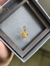周大福方糖許愿星星黃金吊墜(工費180)約1.45g EOF1392生日禮物 曬單實(shí)拍圖