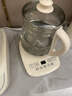 九陽(yáng)（Joyoung）0膠水養生壺 1.5L煮茶器 玻璃花茶壺 316不銹鋼燒水壺電熱水壺 WY301 曬單實(shí)拍圖