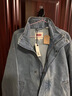 Levi's李維斯26年春夏新款男士輕工裝簡(jiǎn)約休閑風(fēng)立領(lǐng)牛仔夾克外套 藍色 M 曬單實(shí)拍圖