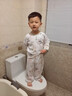 柯斯德尼（kidsneed）兒童睡衣套裝2026新款春夏薄款男童女童家居服竹棉紗布寶寶空調服 歡樂(lè )滑雪【10A抗菌 吸濕透氣 植物驅蚊】 100 cm 建議身高95-105 曬單實(shí)拍圖