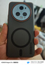 暴走適用榮耀magic5pro手機殼 榮耀magic5pro保護套 磁吸柔砂膚感透色輕薄簡(jiǎn)約撞色硬殼保護殼 柔霧黑 曬單實(shí)拍圖