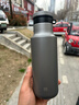京東京造保溫杯運動(dòng)隨行316L不銹鋼水杯男士輕便登山戶(hù)外杯子銀灰色480ml 曬單實(shí)拍圖
