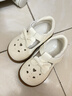 牧童斷碼清倉寶寶皮鞋春秋款女童學(xué)步鞋甜美公主鞋軟底嬰兒校園步前鞋 牛乳白/象牙米 22 鞋內長(cháng)14.8cm 曬單實(shí)拍圖