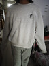 森馬（Semir）迪士尼合作系列衛衣女春季刺繡oversize打底衫套頭衫101125116013 曬單實(shí)拍圖