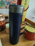 蘇泊爾（SUPOR）保溫杯316L不銹鋼水杯大容量男女士保溫杯商務(wù)便攜杯子泡茶杯 紳士藍500ml 曬單實(shí)拍圖