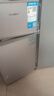 志高（CHIGO）小冰箱迷你小型家用冷藏冷凍兩用宿舍出租房用雙門(mén)辦公室電冰箱節能省電 【店長(cháng)推薦】48L銀色【一級能效丨全國聯(lián)?！?曬單實(shí)拍圖