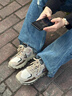 三利泰春季新款特大碼男鞋45寬腳加肥休閑鞋46布面透氣老爹鞋47運動(dòng)鞋48 kk222米色 47 曬單實(shí)拍圖