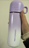 炊大皇保溫大容量高顏值316不銹鋼真空保溫女學(xué)生便攜水杯子 紫色500ml 曬單實(shí)拍圖