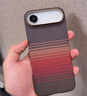 PITAKA適用蘋(píng)果iPhoneAir手機殼MagSafe磁吸凱夫拉芳綸碳纖維紋高級感超薄編織奢華保護套男女款 日落 曬單實(shí)拍圖