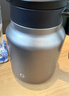 京東京造保溫壺 燜茶暖水壺陶瓷內膽茶水分離辦公室泡茶悶泡壺 灰色1L 曬單實(shí)拍圖