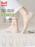 貓人5雙船襪女夏季薄款防滑不掉跟高跟鞋冰絲襪子女淺口隱形襪套女士 曬單實(shí)拍圖