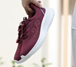 足力健中老年秋季女士輕快散步送長(cháng)輩輕便休閑鞋25313063J 酒紅-女 39 曬單實(shí)拍圖