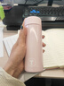 特百惠（Tupperware）小巧瓶316L不銹鋼保溫杯190ml水杯子男女學(xué)生便攜直飲杯 柔糖粉 曬單實(shí)拍圖