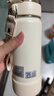 希樂(lè )（cille）316不銹鋼保溫杯大容量男士吸管杯子外出便攜運動(dòng)水杯奶咖白600ml 曬單實(shí)拍圖