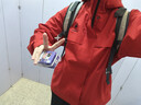 駱駝（CAMEL）外套全地形夾克男女款防風(fēng)防水戶(hù)外服 J35CW1L0032 耀眼紅 S 曬單實(shí)拍圖