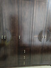 名屋居新中式烏金木衣柜實(shí)木家用臥室對開(kāi)門(mén)大容量三四五六門(mén)大衣櫥柜 五門(mén)衣柜（烏金木）包安裝 曬單實(shí)拍圖