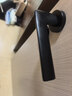固特（GUTE）門(mén)鎖室內家用房門(mén)鎖臥室黑色門(mén)把手輕音降噪分體鎖啞黑色  曬單實(shí)拍圖