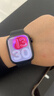 Apple/蘋(píng)果 Watch S11 智能手表GPS款42毫米亮黑色鋁金屬表殼黑色運動(dòng)型表帶S/M MEU94CH/B 曬單實(shí)拍圖