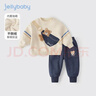 JELLYBABY【卡通不倒絨運動(dòng)套裝】冬款出游季寶寶衛衣衛褲男童跑步兩件套 曬單實(shí)拍圖
