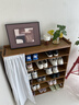 小匠材鞋架家用門(mén)口多層入戶(hù)柜簡(jiǎn)易玄關(guān)防塵收納鞋柜茶色7層90cm 曬單實(shí)拍圖