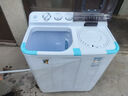 小鴨【官方店】半自動(dòng)洗衣機迷你小型波輪大容量租房宿舍家用雙桶雙缸分區脫水甩干老式強力去污 18.5KG  洗12+脫6.5+強勁電機終生聯(lián)保 雙缸 曬單實(shí)拍圖