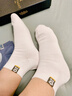 夢(mèng)特嬌襪子男夏季100%純棉10A抗菌防臭短襪艾草精油襪休閑運動(dòng)透氣船襪 曬單實(shí)拍圖