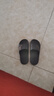 足康樂(lè )拖鞋男士夏季可外穿潮流浴室洗澡防滑家室內居家用大碼涼拖鞋男款 黑金色 38-39 【適合37-38腳】 曬單實(shí)拍圖