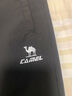 駱駝（CAMEL）速干透氣運動(dòng)褲男跑步休閑直筒梭織褲子 J15BAXLN075 幻影黑 XXXL 曬單實(shí)拍圖