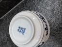 華青格青花瓷6英寸唐式家用飯碗面碗湯碗陶瓷碗2只裝 高溫釉下彩餐具 曬單實(shí)拍圖