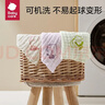 babycare嬰兒口水巾洗臉毛巾泡泡紗布方巾6條裝4層繽紛夢(mèng)境30*30cm 曬單實(shí)拍圖