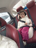 怡戈（Ekobebe）城堡椅兒童安全座椅增高墊3-12歲大童車(chē)載汽車(chē)便攜式簡(jiǎn)易 櫻花粉 曬單實(shí)拍圖