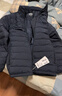 波司登（BOSIDENG）25年短款羽絨服男款90絨商場(chǎng)熱賣(mài)同款立領(lǐng)排骨條羽絨服B250131005 中山青5870-25 L 180/100A 體重約140-155斤 曬單實(shí)拍圖