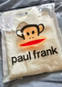 大嘴猴（paul frank）長(cháng)袖襯衫男士春秋季休閑襯衣男寬松華夫格上衣外套男 米杏色 L 曬單實(shí)拍圖